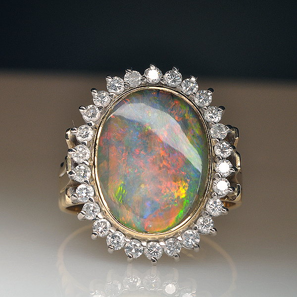 Opal Engagement Ring Setting